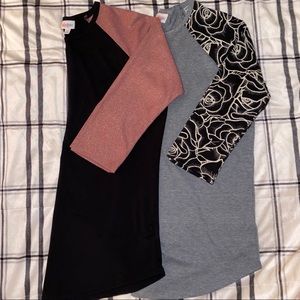 ⭐️ LLR Randy Tops (2-pck) (Sparkly Sleeve/Roses)